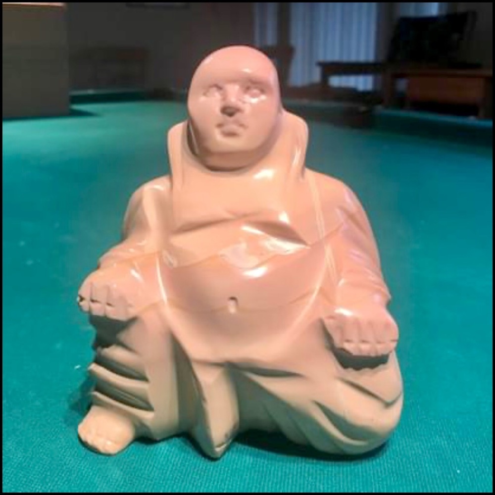 Super heavy marble/stone chiseled Buddha